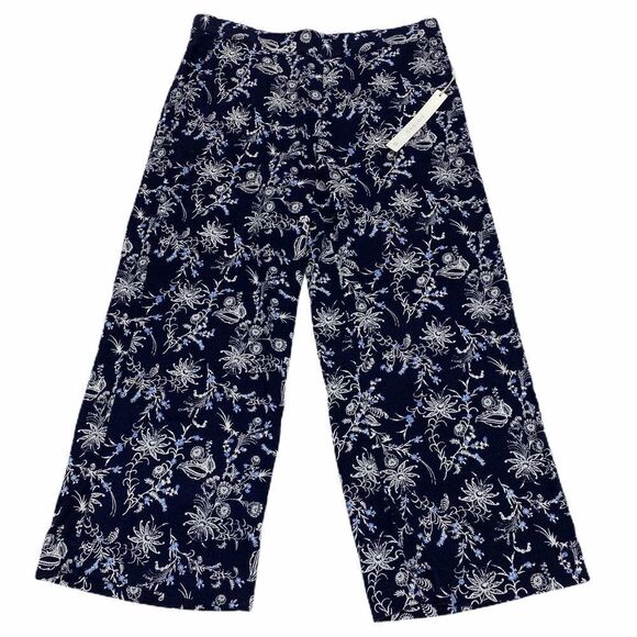 CASLON Cropped Printed Palazzo Pants sz SP - Picture 8 of 12